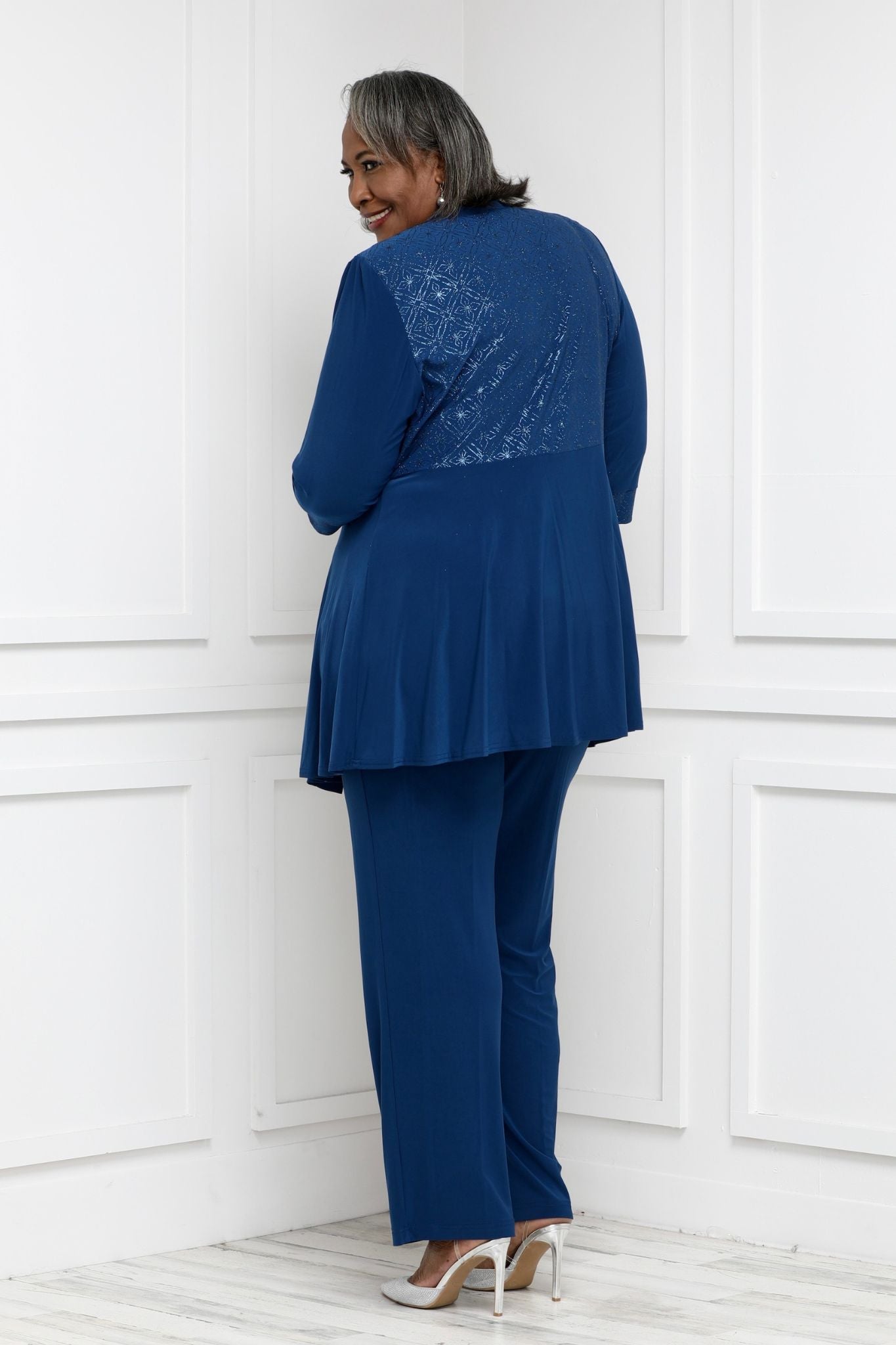 Buy R&M Richards Women's Plus size Two-Piece Pant Suit – SleekTrends