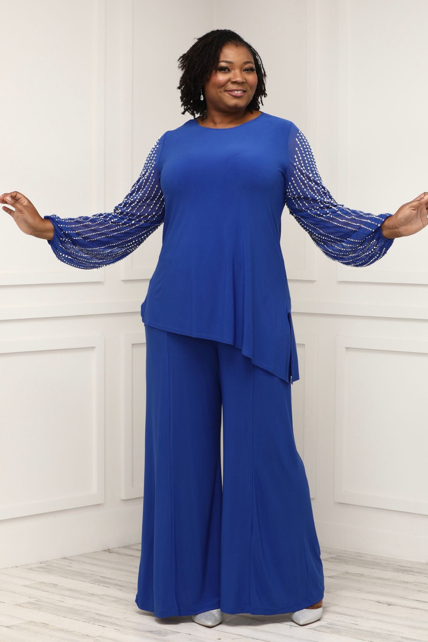 Plus size women pants suit Plus size jacket Big size women