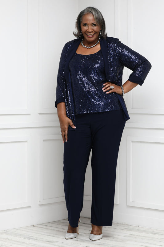 Shop R&M Richards Plus Size Pant Suits