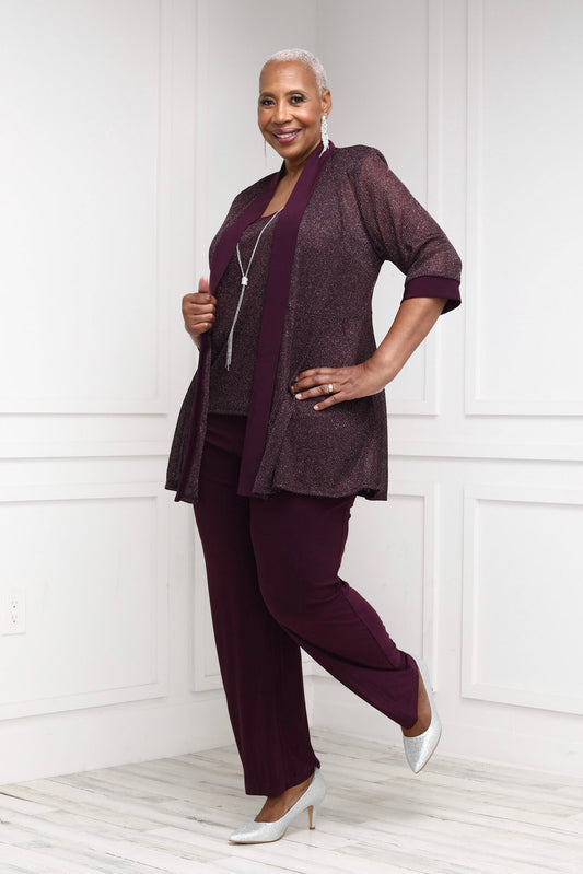 Shop R&M Richards Plus Size Pant Suits