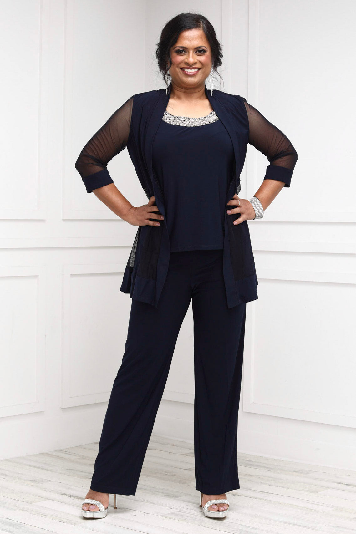 R&M Richards Women's Two-Piece Pant Suit – SleekTrends