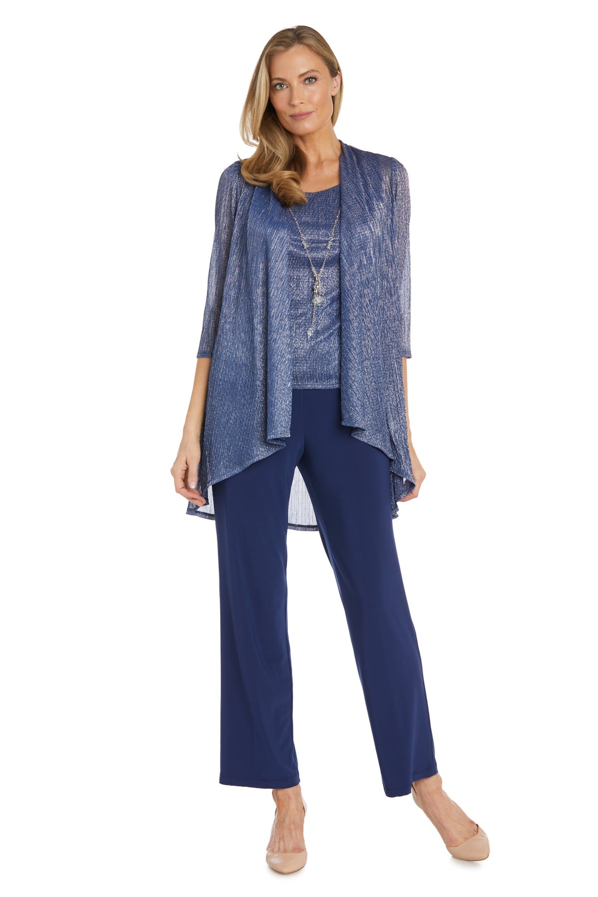 Buy Petite Women's Crinkle Duster Pant Set Online – SleekTrends