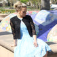 SLEEKTRENDS Womens  Embellished Sequin Lace Bolero Jacket