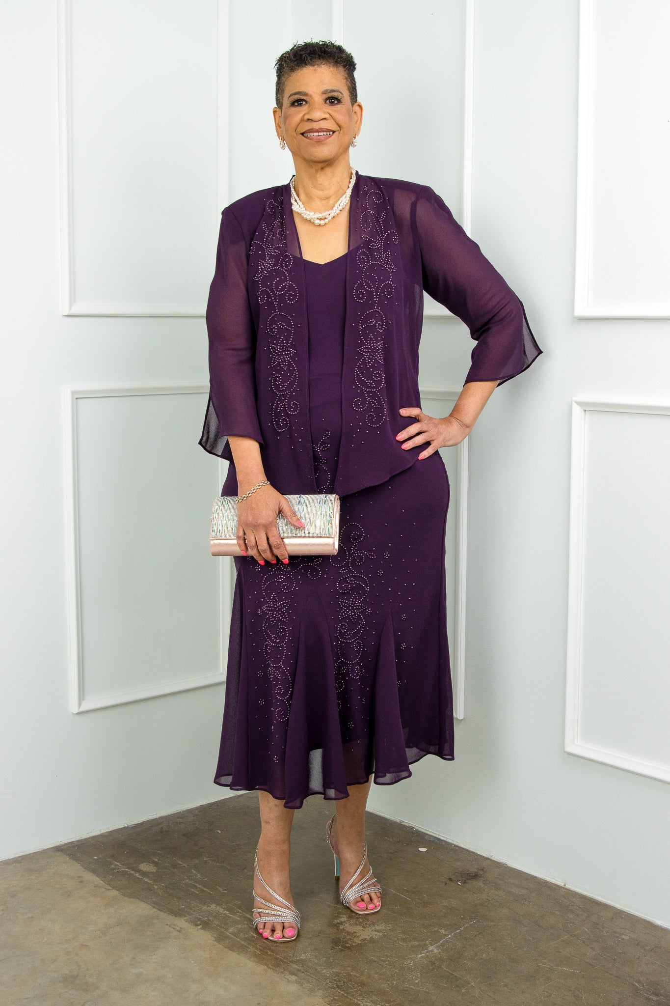 Purchase Mother of the Bride Jacket Dress - SleekTrends