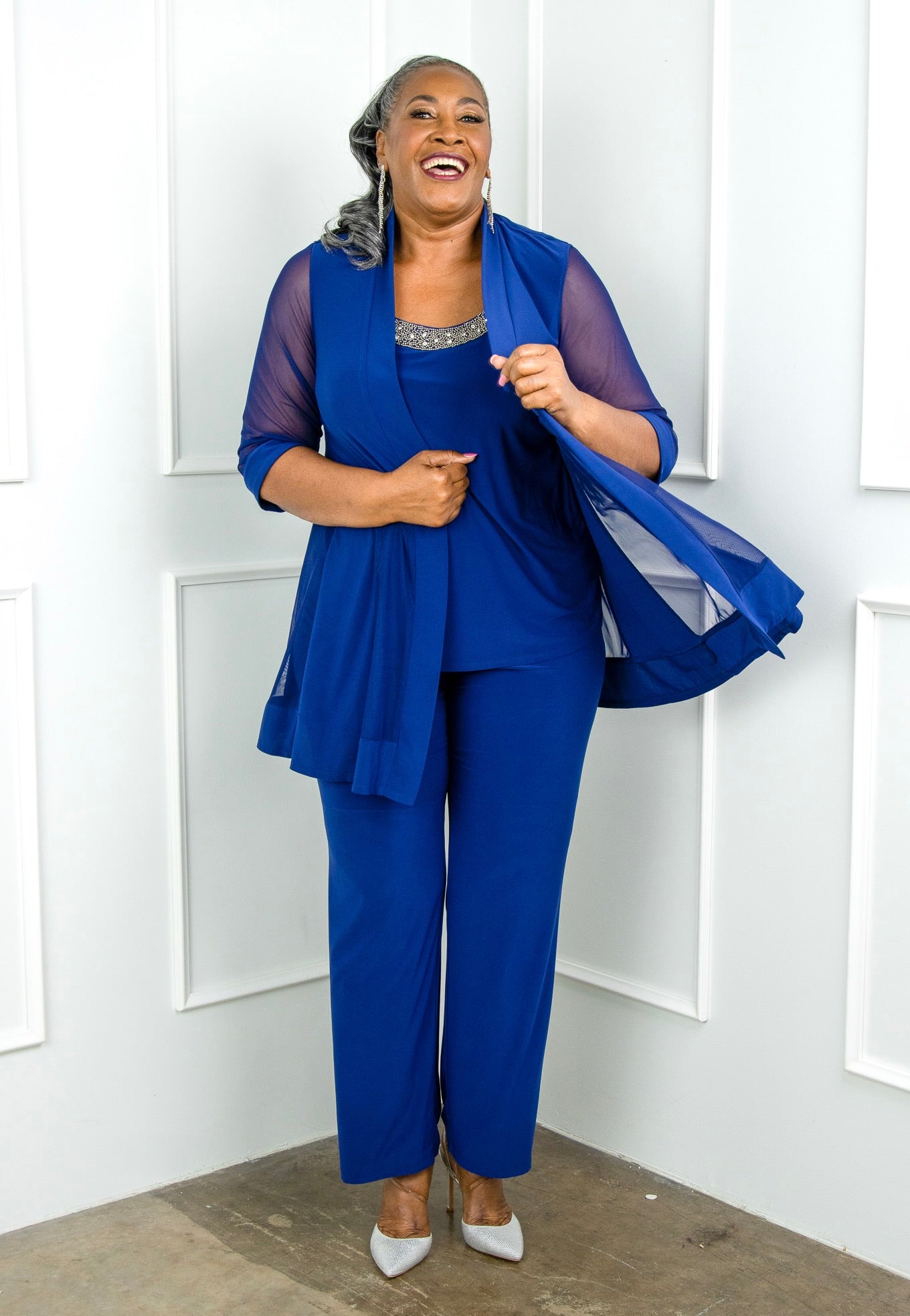 R&M Richards 8998W Plus Size Formal Pants Suit for $79.99 – The Dress Outlet