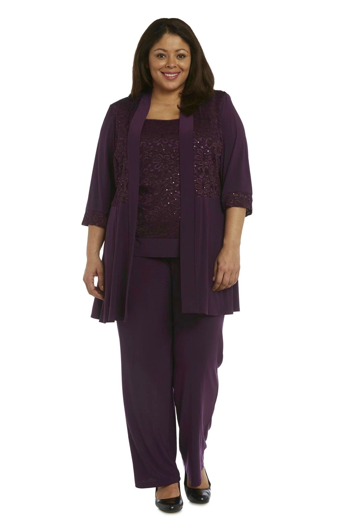 Buy R&M Richards Women's Plus Size Pantsuit Online - SleekTrends